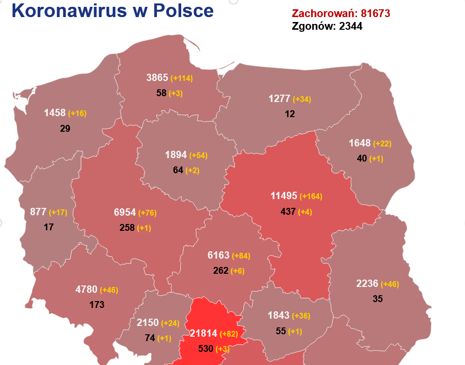 Prawie 1000 zakażeń i 28 zgonów.