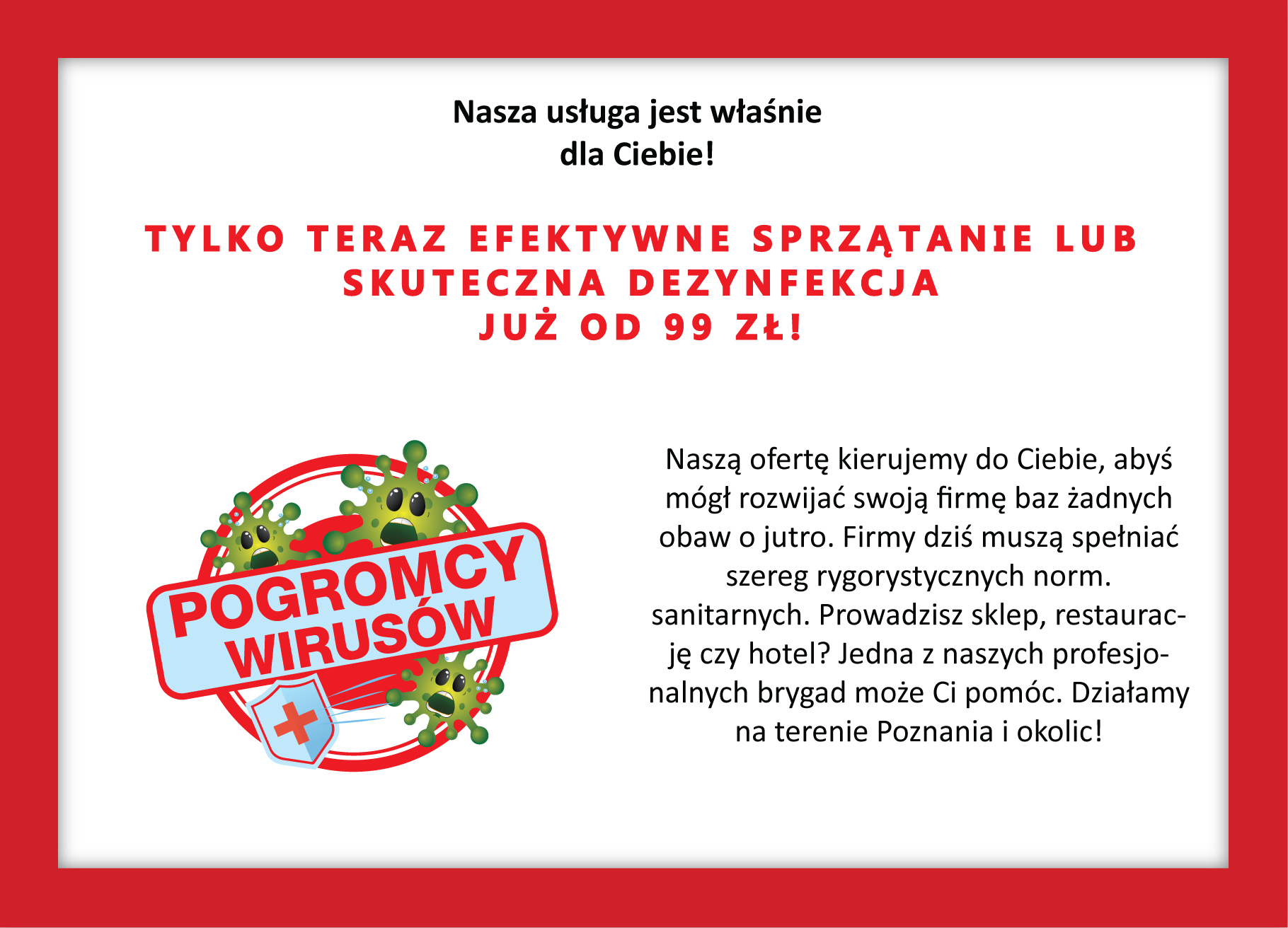 Wyczyścimy wszystko, oprócz Twojej kieszeni !