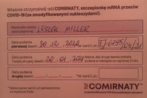 Jak to możliwe ? Leszek Miller zaszczepił się na Covid.