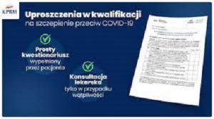 Szczepienia na COVID-19. Uproszczenia w programie szczepień.